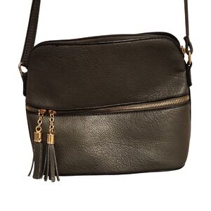 EUC Crossbody Bag Purse with Tassels, Women's Shoulder Bag,‎ Stylish Handbag